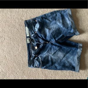 Denim Bermuda Shorts